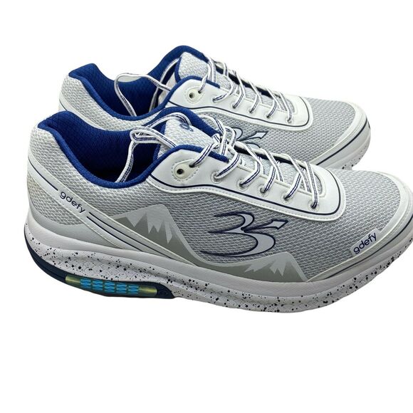 Gravity Defyer Men\'s Mighty Walk TB9024MWS White Silver Walking Shoes Size 14 M main image 6